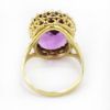 Picture of 18k Yellow Gold Oval Amethyst Ring