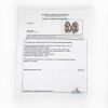 Picture of 14k Yellow Gold Sapphire & Diamond Earrings