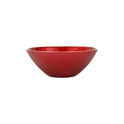 Picture of Metallic Glass Ruby Small Bowl
