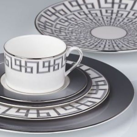 Picture for pattern Darius Silver by Brian Gluckstein