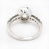 Picture of 14k White Gold Brilliant Oval Diamond Halo Ring