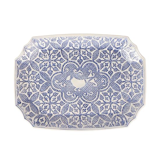 Picture of 'Uccello Blu' Rectangular Platter