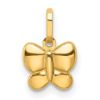 Picture of 14k Yellow Gold Polished Butterfly Charm