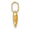 Picture of 14k Yellow Gold Polished Butterfly Charm