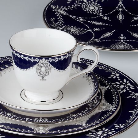 Picture for pattern Empire Pearl, Indigo by Marchesa