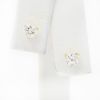 Picture of 14k Yellow Gold Diamond Solitaire Stud Earrings