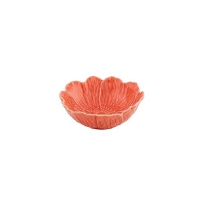 Picture of Salmon Large 6.7"  Figural Flower Bowl 'Flora'