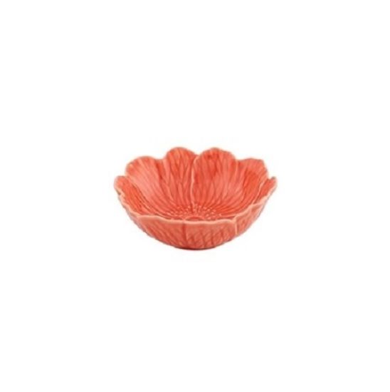 Picture of Salmon Large 6.7"  Figural Flower Bowl 'Flora'