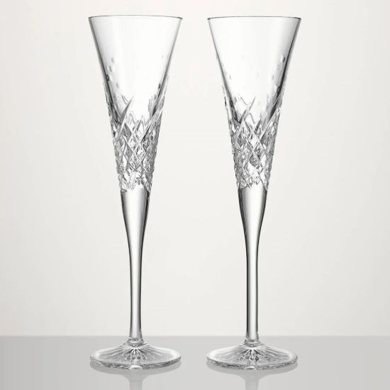 Picture of New 'Happy' Toasting Flute Pair