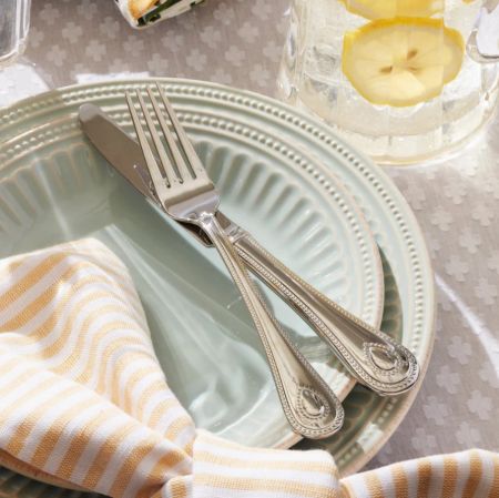 Picture for pattern French Perle, Groove, Ice Blue