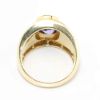 Picture of 14k Yellow Gold Tanzanite, Opal, & Diamond Ring
