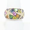 Picture of 14k Yellow Gold Multi Sapphire & Diamond Starfish Ring