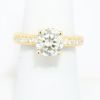 Picture of 14k Yellow Gold Brilliant Diamond Ring