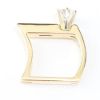 Picture of 14k Yellow Gold Diamond Square Ring