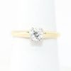 Picture of 14k Yellow Gold Diamond Solitaire Ring