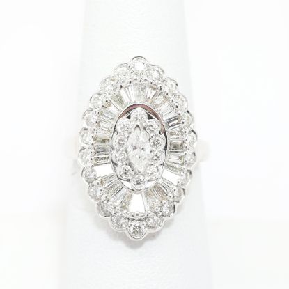 Picture of 14k White Gold Diamond Ring