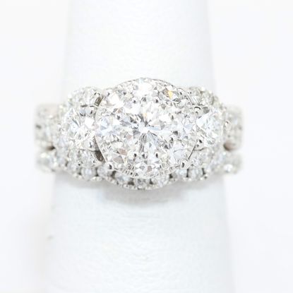 Picture of 14k Yellow Gold Brilliant Diamond Bridal Set