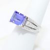 Picture of 18k White Gold Tanzanite & Diamond Ring