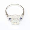 Picture of 14k White Gold Diamond & Sapphire Ring