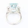 Picture of 14k White Gold Aquamarine & Diamond Ring
