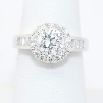 Picture of 18k White Gold Brilliant Diamond Ring