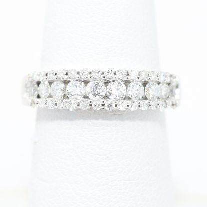 Picture of 14k White Gold Brilliant Diamond Ring Band