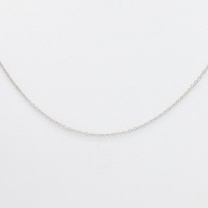 Picture of 14k White Gold Thin Necklace