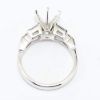 Picture of 14k White Gold Diamond Semi-Mount Ring