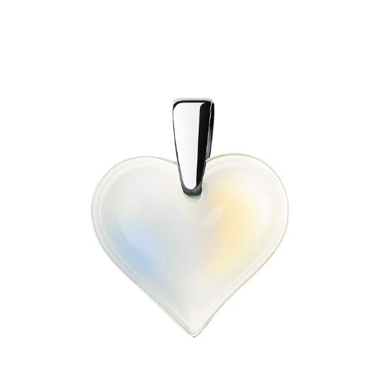 Picture of Amoureuse Beaucoup Pendant, Opalescent Crystal, Sterling