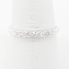 Picture of Thin Platinum Diamond Ring Band
