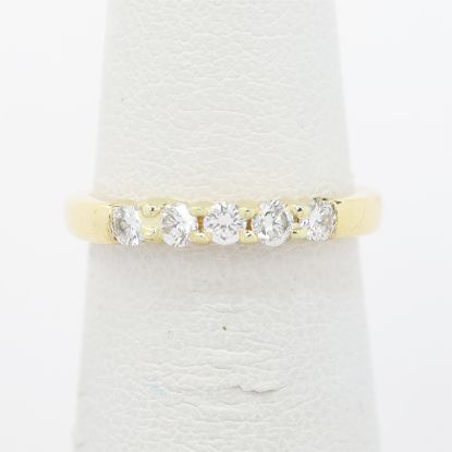 Picture of 14k Yellow Gold Diamond Band