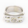 Picture of 14k Two Tone Gold Diamond Band