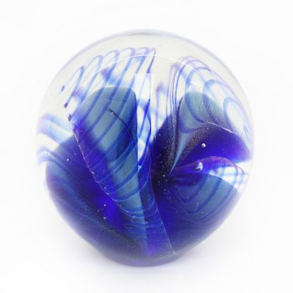 Picture of Eickholt Art Glass Sphere in Blue