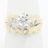 Picture of 14k Yellow Gold Brilliant Diamond Bridal Set