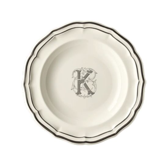 Picture of New Rim Soup, Monogrammed 'K'