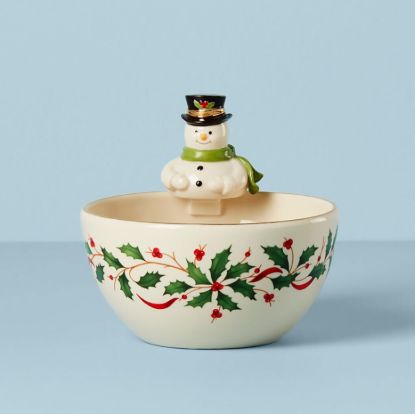 Picture of New Snowman Figural Bowl