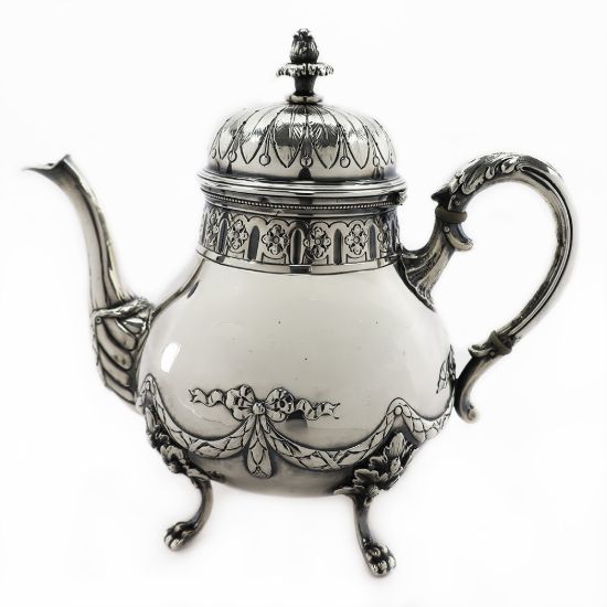 Picture of English Silver Georgian Tea Pot