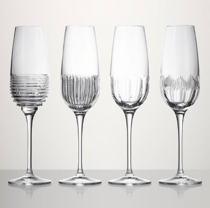 Picture of New Flute, 11oz, Set of 4 Mixed