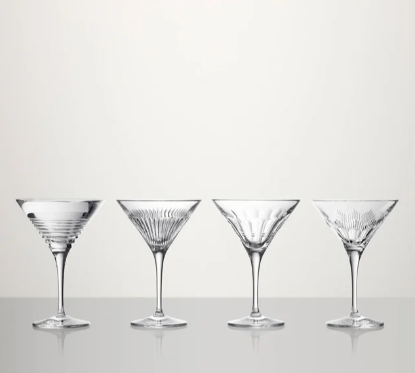 Picture of New Martini, 8oz, Set of 4 Mixed