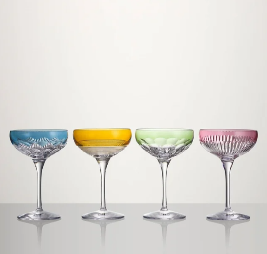 Picture of New Color Coupe, 9oz, Mixed Set of 4