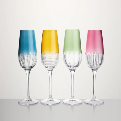 Picture of New Color Flute, 11oz, Mixed Set of 4