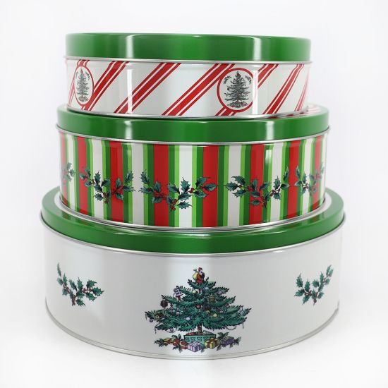 Picture of Christmas Tree Nesting Tin Set