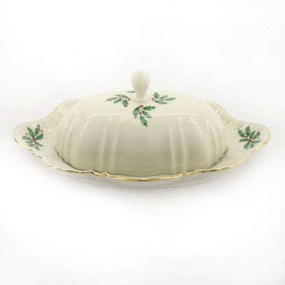 Picture of Scalloped Covered Butter Dish