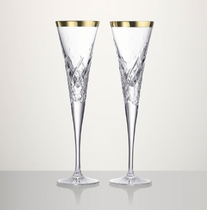 Picture of New Gilded Toasting Flute 4.5oz, Set of 2