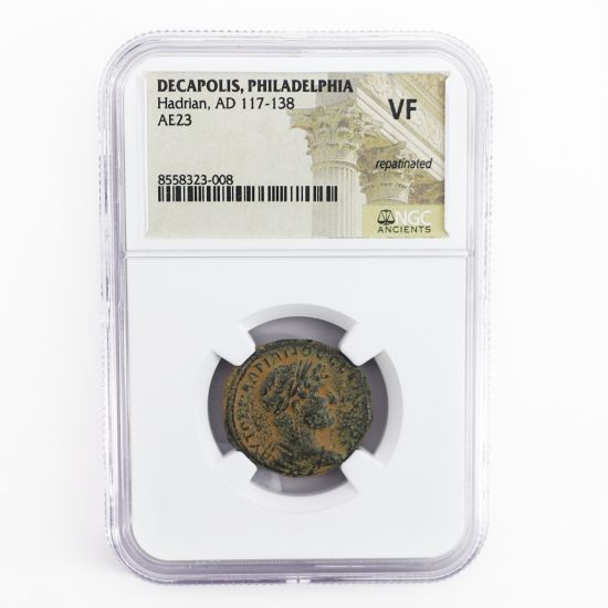 Picture of Decapolis, Philadelphia Hadrian, AD 117-138 AE23 VF