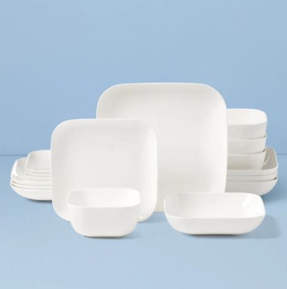 Picture of New 16-Piece Dinnerware Set, Square