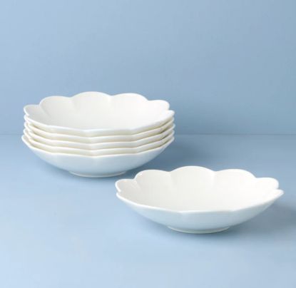 Picture of New Set of 6 Pasta Bowls, Scallop