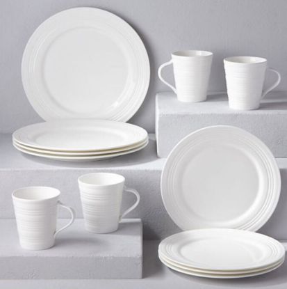 Picture of New 12-Piece Dinnerware Set, Four Degree