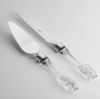 Picture of New Wedding Stainless Cake Knife & ServerWedding Stainless Cake Knife & Server