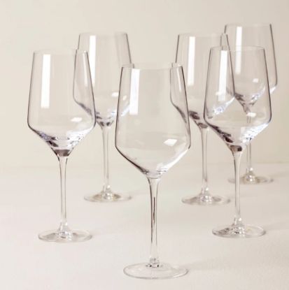 Picture of New Angled All-Purpose Wine Glasses, Set of 6